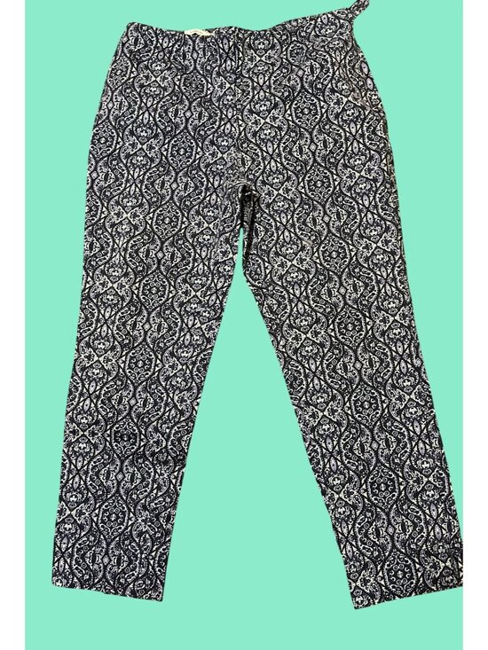 Charter Club Pants - Charter Club Womens Classic Fit Printed Ankle Pants Size 8 Cotton/Nylon Blend